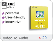 A-one Video To Audio Convertor screenshot